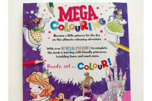 Mega Colouring Princesses 9781787725133