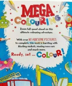 Mega Colouring Things That Go 9781787725898