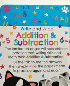 Write and Wipe Pull the Tab Addition & Subtraction