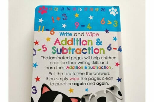 Write and Wipe Pull the Tab Addition Subtraction