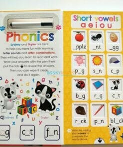 Write and Wipe Pull the Tab Phonics