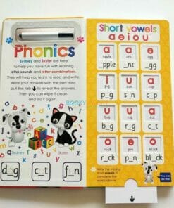 Write and Wipe Pull the Tab Phonics