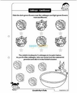 vegetables worksheets