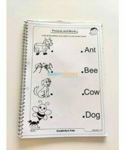 Alphabet and Patterns Worksheets with sticker