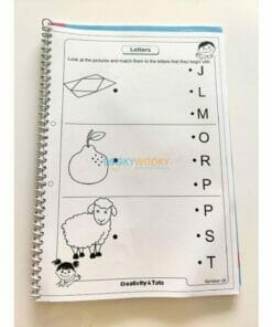 Alphabet and Patterns Worksheets with sticker