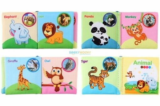 Animal Cloth Books 11x11cm