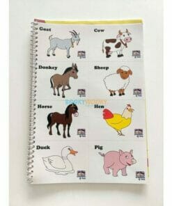 Farm Animals Worksheet with craft material 2