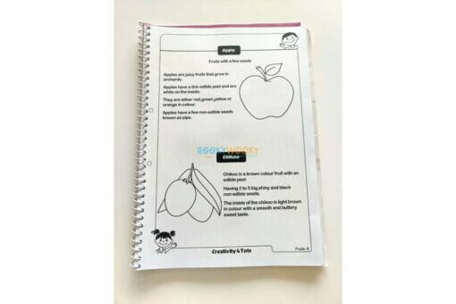 Fruits Worksheets with Craft Material