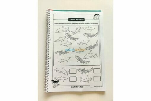 Sea Animals Worksheets with Craft Material