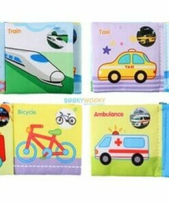 Vehicle Cloth Books 11x11cm