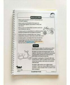 Vehicles Worksheets with Craft Materials