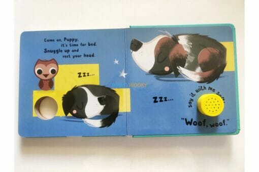 Woof Says Puppy Boardbook with Sound 9781787724099