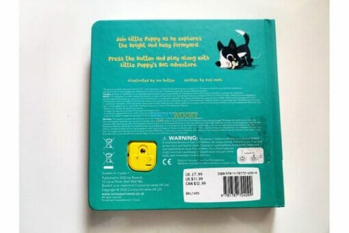 Woof Says Puppy Boardbook with Sound 9781787724099