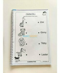 Zoo Animals Worksheet with craft material