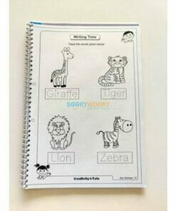 Zoo Animals Worksheet with craft material