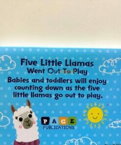 Five Little Llamas Went Out to Play BoardBook 9781648332333