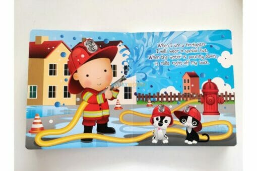 I Want to be a Firefighter BoardBook 9781951086770