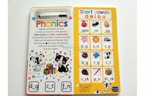 Write and Wipe Pull the Tab Phonics 9781648333262