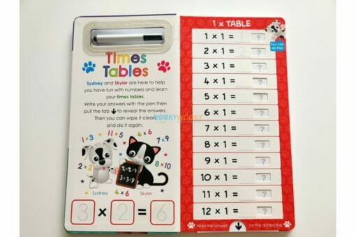 Write and Wipe Pull the Tab Times Tables 9781648333217