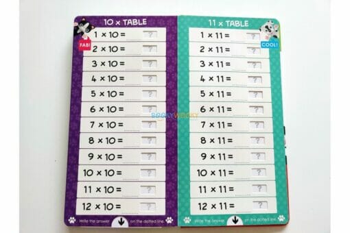 Write and Wipe Pull the Tab Times Tables 9781648333217