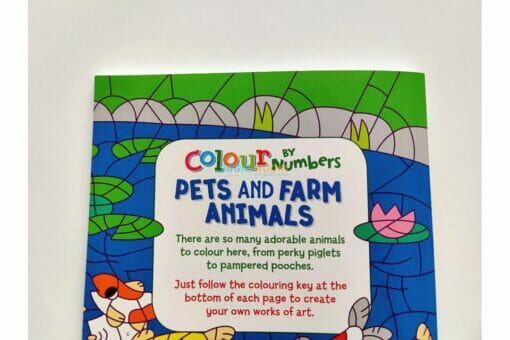 Colour by Numbers Pets and Farm Animals 9781789503746