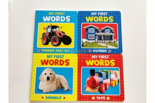 My Little Photo Treasury First Words Pack of 4T 9780709728344