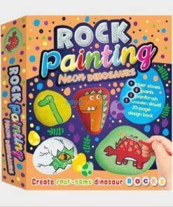 Rock Painting Neon Dinosaurs 9781802491913