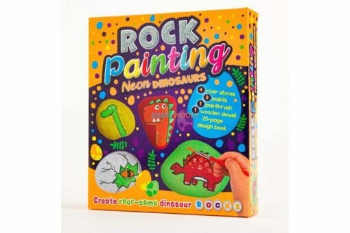 Rock Painting Neon Dinosaurs 9781802491913 3