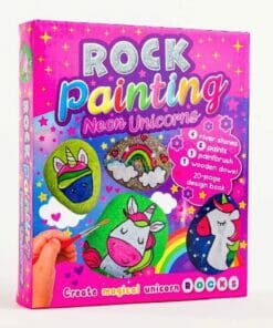 Rock Painting Neon Unicorns 9781802491920