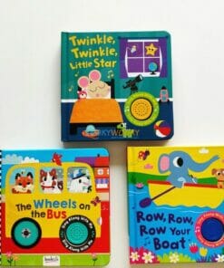 Sound books 1 button row your boat wheels on the bus twinkle little star