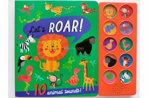 Lets Roar 10 Animal Sound Book 9781839238772