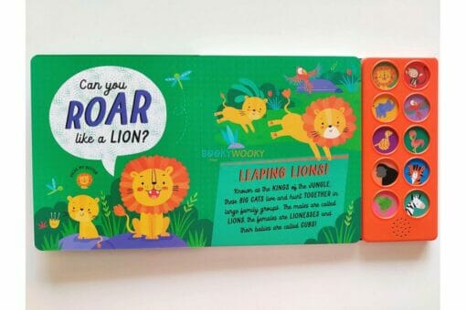 Lets Roar 10 Animal Sound Book 9781839238772