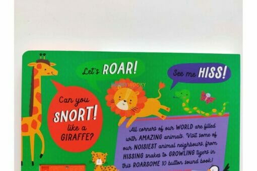 Lets Roar 10 Animal Sound Book 9781839238772