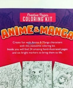 Anime Manga Coloring Kit 9781648335655