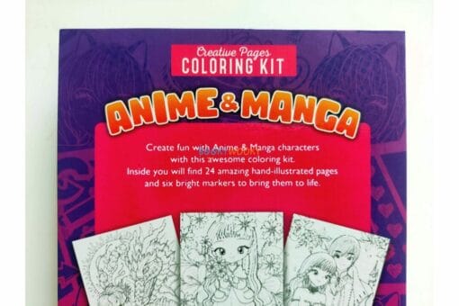 Anime Manga Coloring Kit 9781648335655