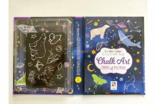 Kaleidoscope Colouring Chalk Art Galaxy of Adventure 9781488922527