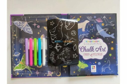 Kaleidoscope Colouring Chalk Art Galaxy of Adventure 9781488922527