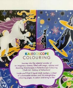 Kaleidoscope Colouring Chalk Art Galaxy of Adventure 9781488922527