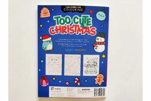 Kaleidoscope Colouring Too Cute Christmas 9781488954894
