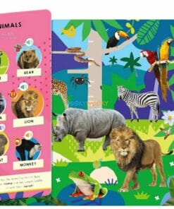 100 Button Look and Find Animal Words and Sounds 9781839239311