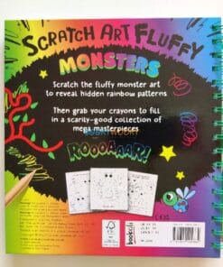 Scratch Art Fluffy Monsters 9781802494884