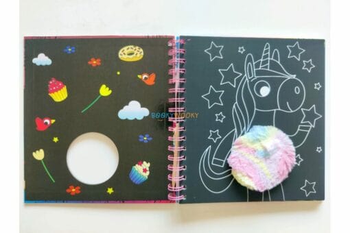 Scratch Art Fluffy Unicorns 9781802494877