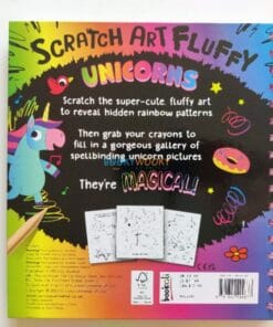 Scratch Art Fluffy Unicorns 9781802494877