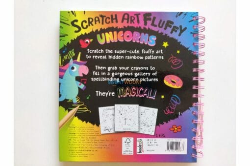 Scratch Art Fluffy Unicorns 9781802494877