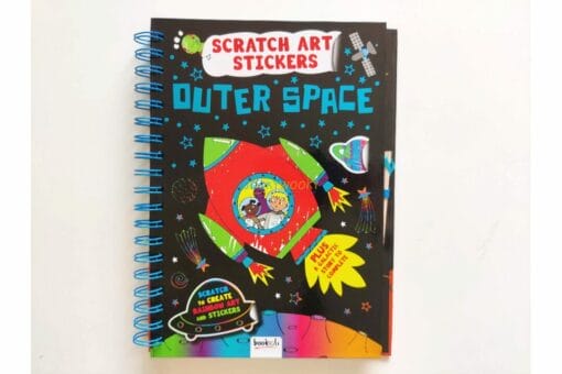 Scratch Art Stickers Outer Space 9781787723313