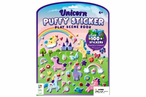 Unicorn Puffy Sticker Play Scene Book 9781488901508