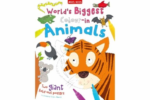 World`s Biggest Colour-in Animals 9781789897661