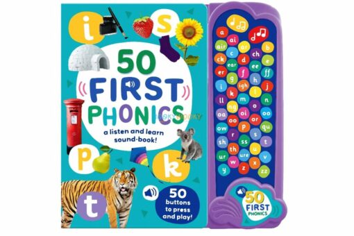 50 Button First Phonics A Listen and Learn Sound Book 9781839239496