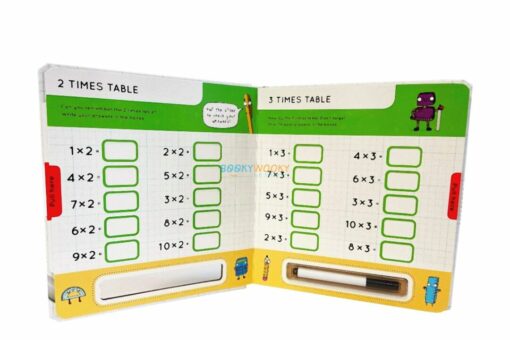 Times Tables Slide to revel the answers 9781838527082