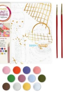 ArtMaker Paint by Numbers Foil Reflections Vintage Butterflies Canvas 9354537012298